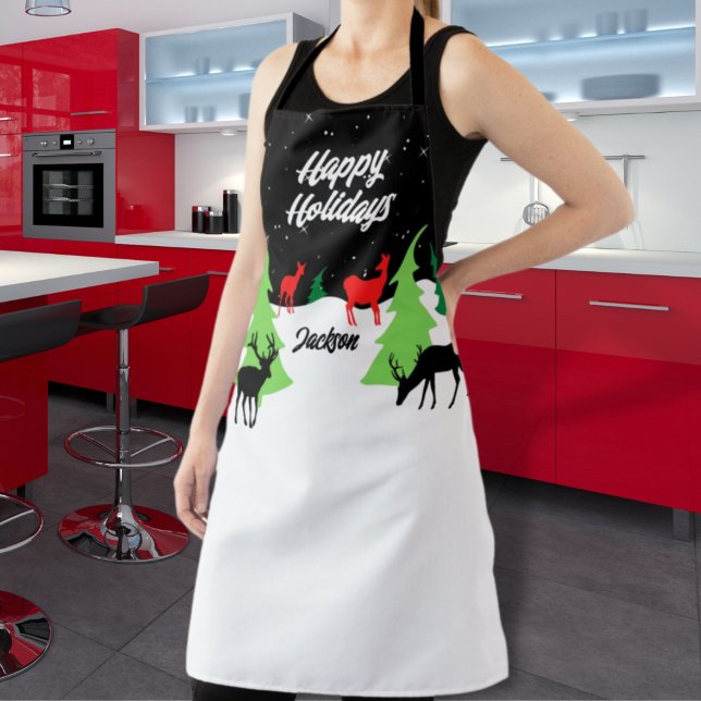 Merry Reindeer Apron (Creator Uploaded)