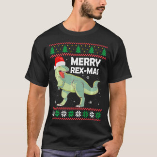 Merry ReMas Ugly Sweater Christmas Gifts Dinosaur