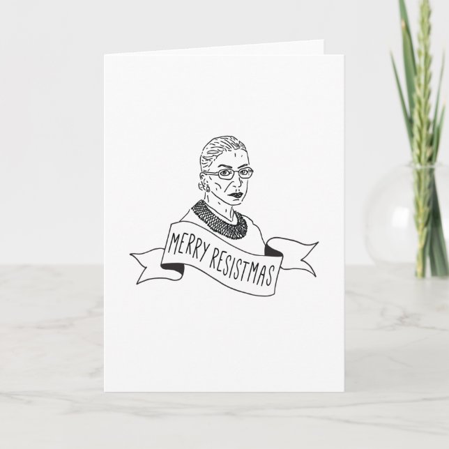 "Merry Resistmas" Holiday Cards - RBG (Front)