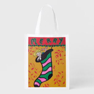 Merry Reusable Grocery Bag