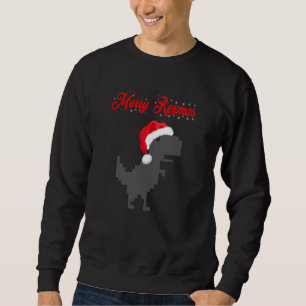 Merry Rexmas Santa Trex Dino Toddler Boys Christma Sweatshirt
