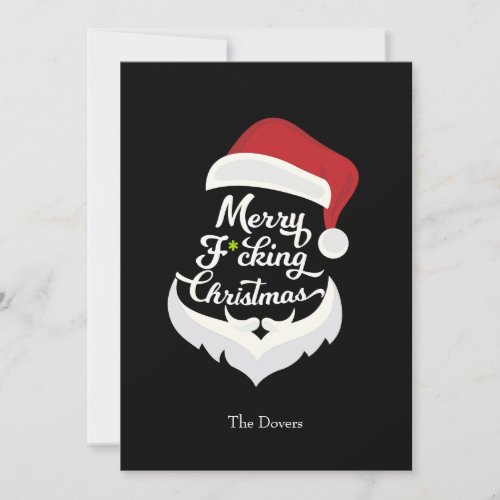 Merry Santa Christmas Party Invitation