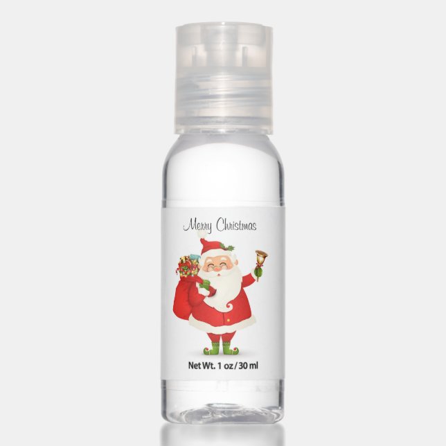Merry Santa Claus Hand Sanitizer (Front)