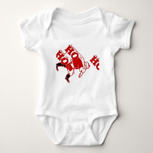 Merry Santa Moments Spreading Joyful Festivity Baby Bodysuit