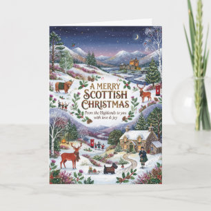 Merry Scottish Christmas Card
