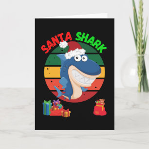 merry sharkmas card