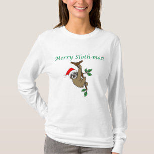 Merry Sloth-mas! Long sleeve Jersey T-Shirt