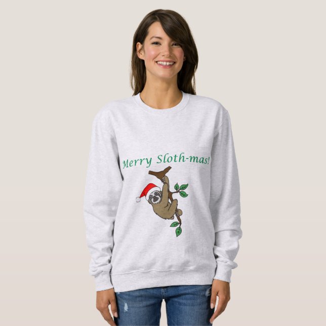 Merry Sloth-mas! Sweatshirt (Front Full)