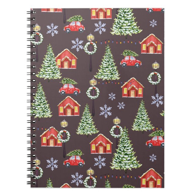 Merry Slothmas Sloth Cute Xmas Christmas    Notebook (Front)