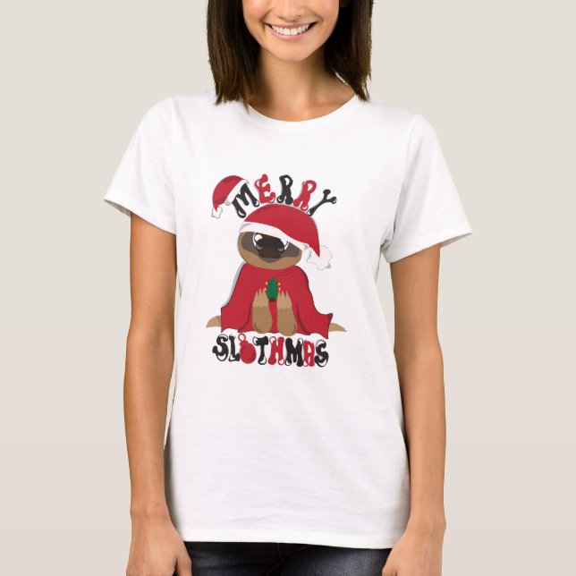 Merry Slothmas T-Shirt (Front)