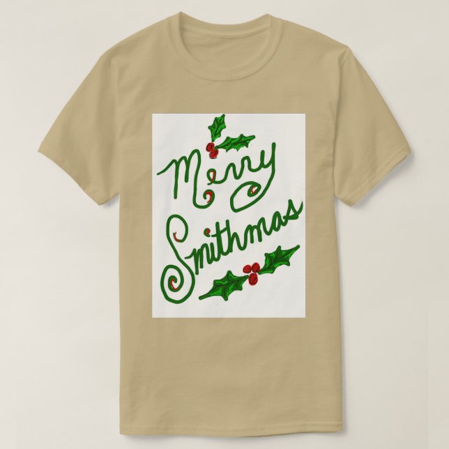 Merry Smithmas T T-Shirt (Design Front)