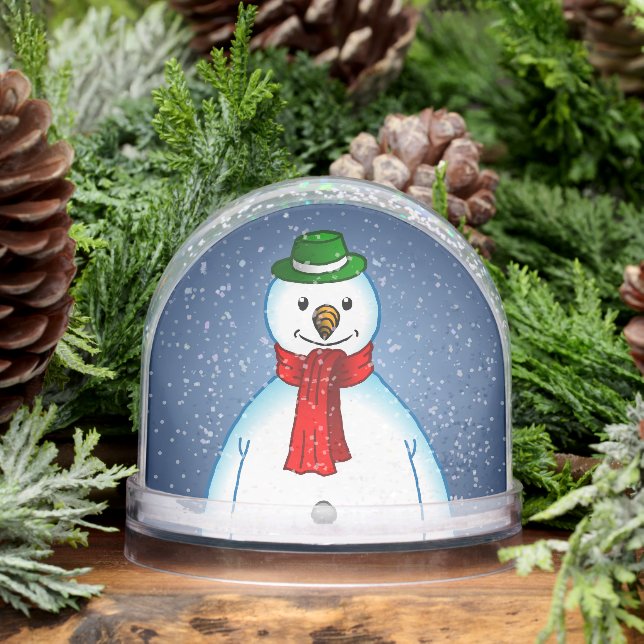 Merry Snowman Snow Globe (Winter)