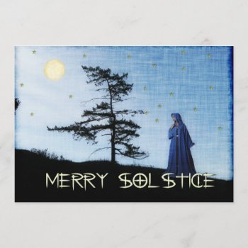 Merry Solstice Night Invitation by Crazy_Card_Lady at Zazzle