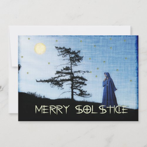 Merry Solstice Night Invitation