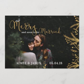 Merry Soon to be Married Christmas Save the Date