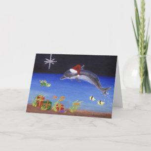 Merry Splashy Christmas Holiday Card