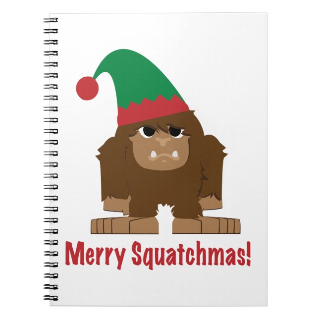 Merry Squatchmas! Notebook (Front)