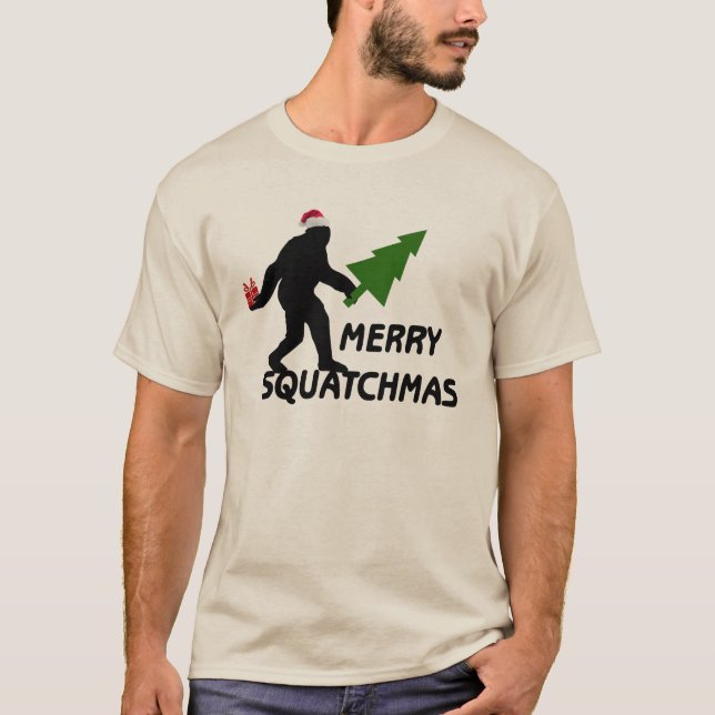 Merry Squatchmas T-Shirt (Front)