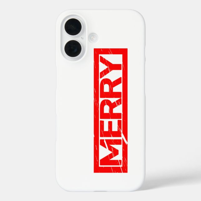 Merry Stamp Case-Mate iPhone Case (Back)