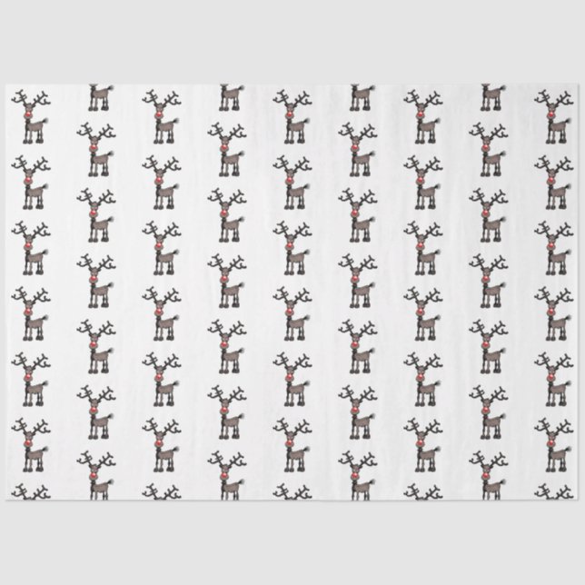 Merry Stressmas with Rudolph Tissue Paper (Front)