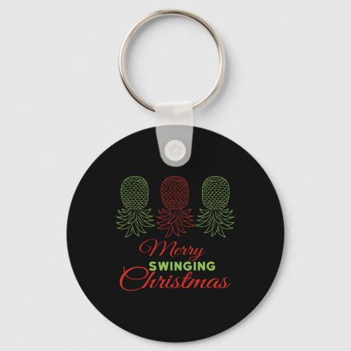 Merry Swinging Christmas _ Swingers  Keychain