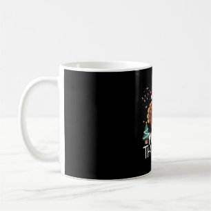 Merry Thanksmas Happy Thanksgiving Santa Turkey Es Coffee Mug
