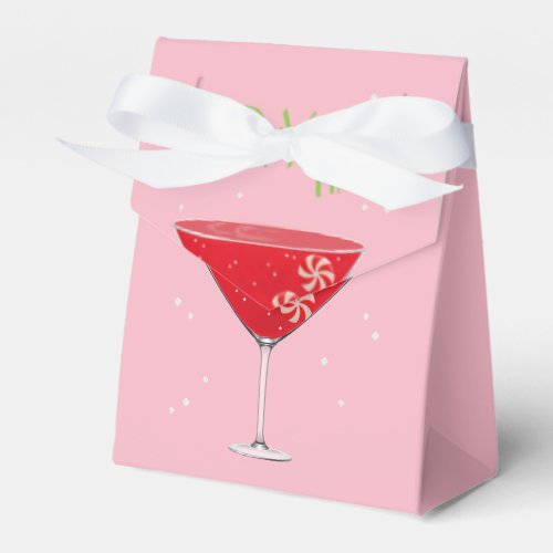 Merry_tini Merry Martini Holiday Cocktail Party Favor Boxes
