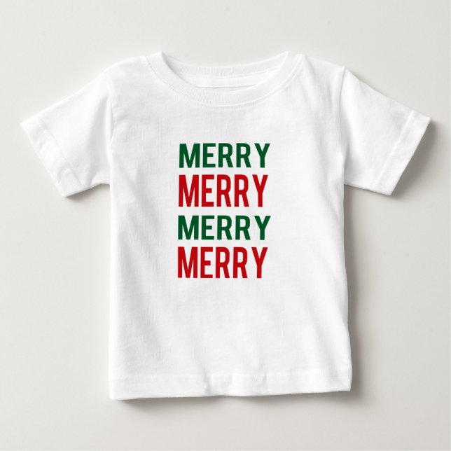 Merry Toddler Tee (Front)