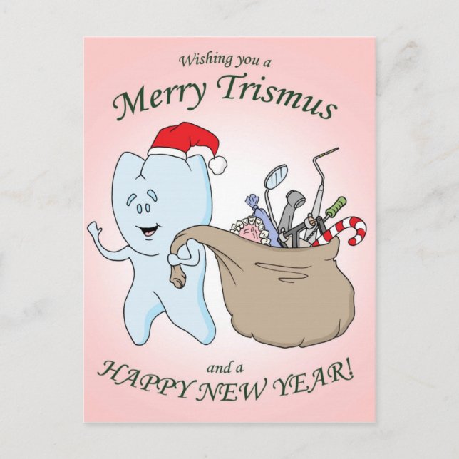 "Merry Trismus" Christmas Card (Front)