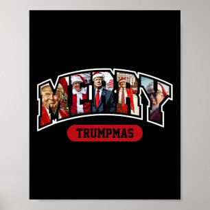Merry Trumpmas Christmas Trump Pajamas Poster