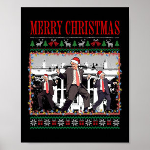 Merry Trumpmas - Santa Claus Donald Trump Dance  Poster