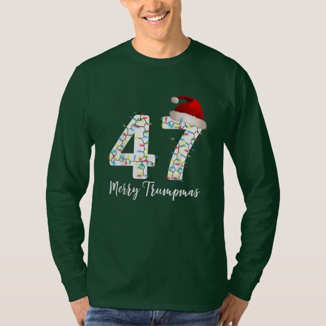 Merry Trumpmas, Trump Merry Christmas, Trump Xmax T-Shirt (Front)