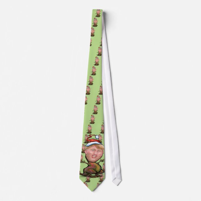 Merry Trumpy Christmas Neck Tie (Front)