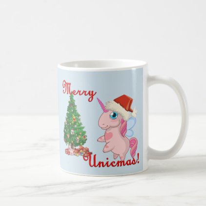 Merry Unicmas (Merry Christmas via Unicorn way) Coffee Mug