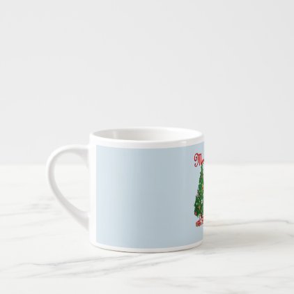 Merry Unicmas (Merry Christmas via Unicorn way) Espresso Cup