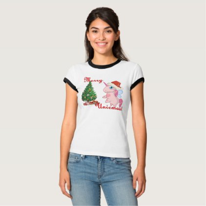 Merry Unicmas (Merry Christmas via Unicorn way) T-Shirt