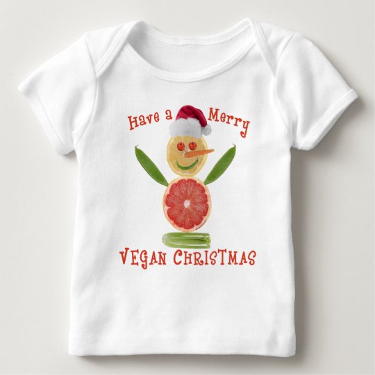 Merry Vegan Christmas Baby T-Shirt