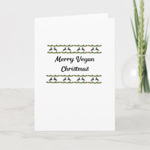 Merry Vegan Christmas Card