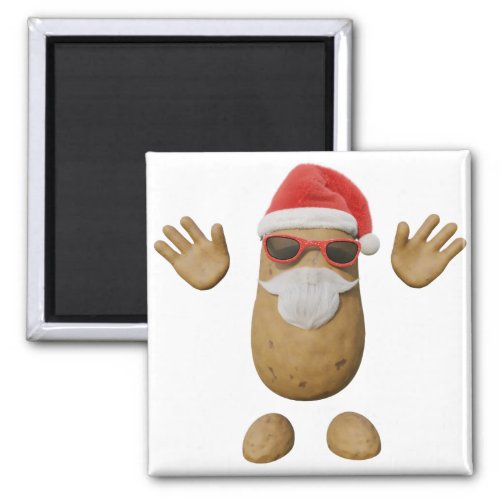 Merry Vegan Christmas _ Potato Magnet