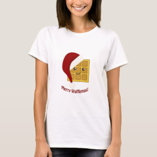 Merry Wafflemas Christmas Waffle T-Shirt