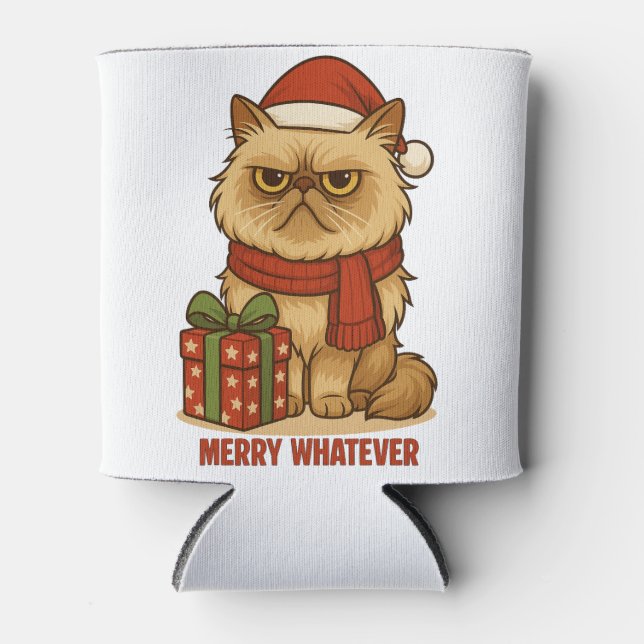Merry Whatever Can Coooler Can Cooler (Front)
