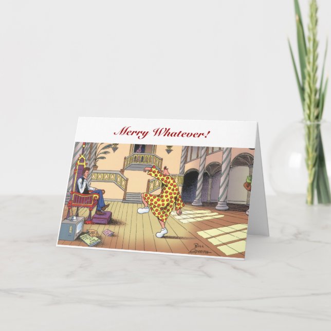 Merry Whatever from Zippy the Pinhead Holiday Card (Front)