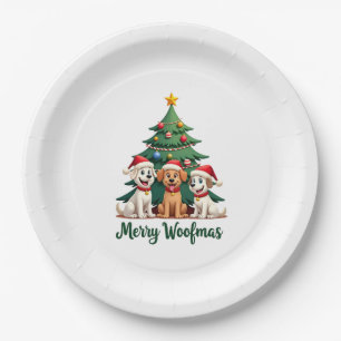 Merry Woofmas (2) Paper Plates