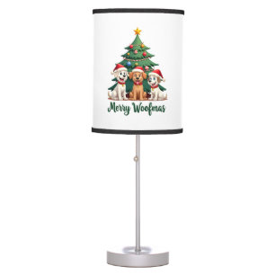 Merry Woofmas (2) Table Lamp