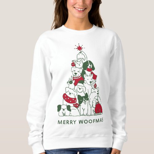 Merry Woofmas Christmas Dog Fan Gift for christmas Sweatshirt