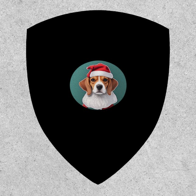 merry woofmas Classic T-Shirt Patch (Front)