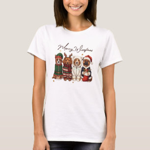 Merry Woofmas Dog Holiday T-Shirt