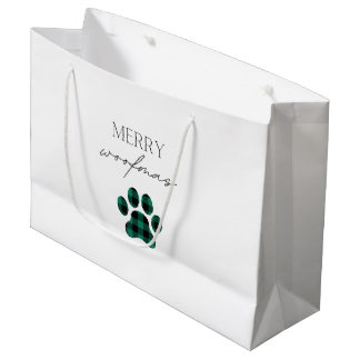 Merry Woofmas Large Gift Bag