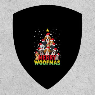Merry Woofmas - Merry Christmas For Dog Lovers (1) Patch