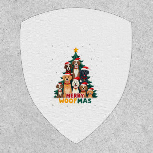 Merry Woofmas - Merry Christmas For Dog Lovers (2) Patch